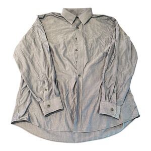 Jos A Bank Traveler's Collection Tailored Fit Button Down Dress Shirt XL